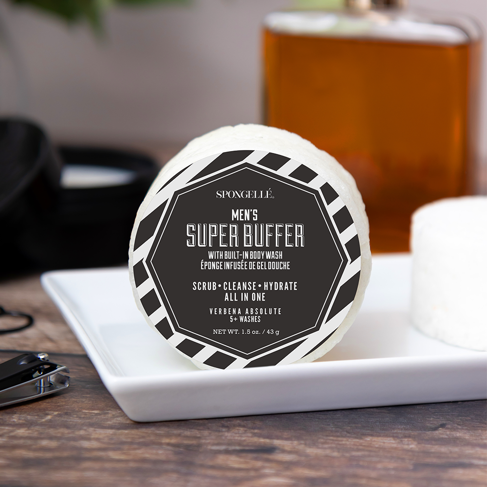 Spongelle Mens Verbena Absolute Super Buffer