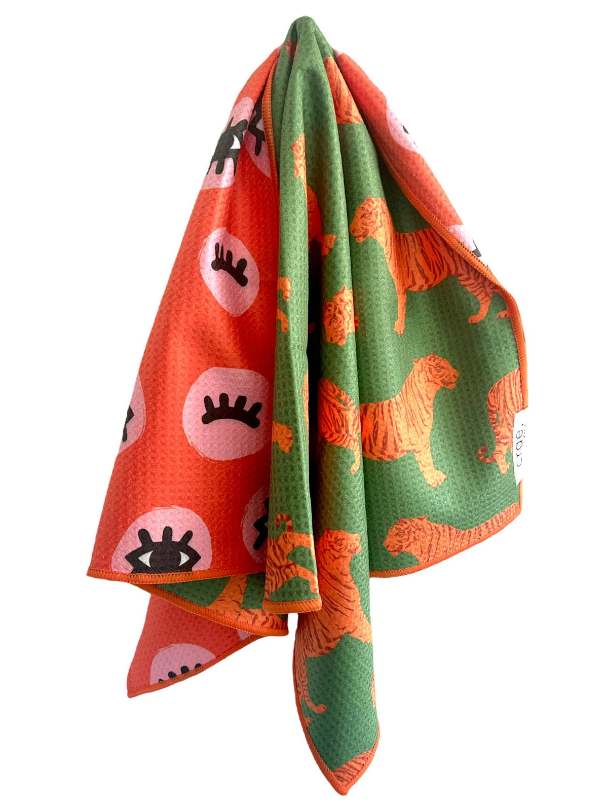 Crae Eye of the Tiger: Reversible Hand Towel