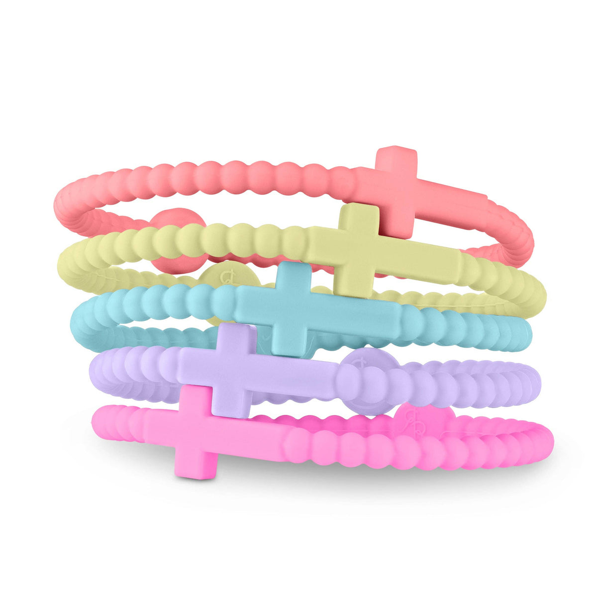Jesus Bracelets - 5 Packs: Alloy, Medium