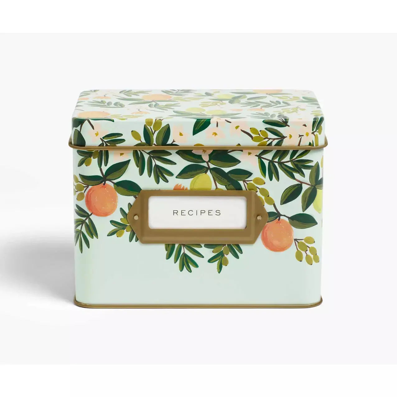 Citrus Floral Recipe Box