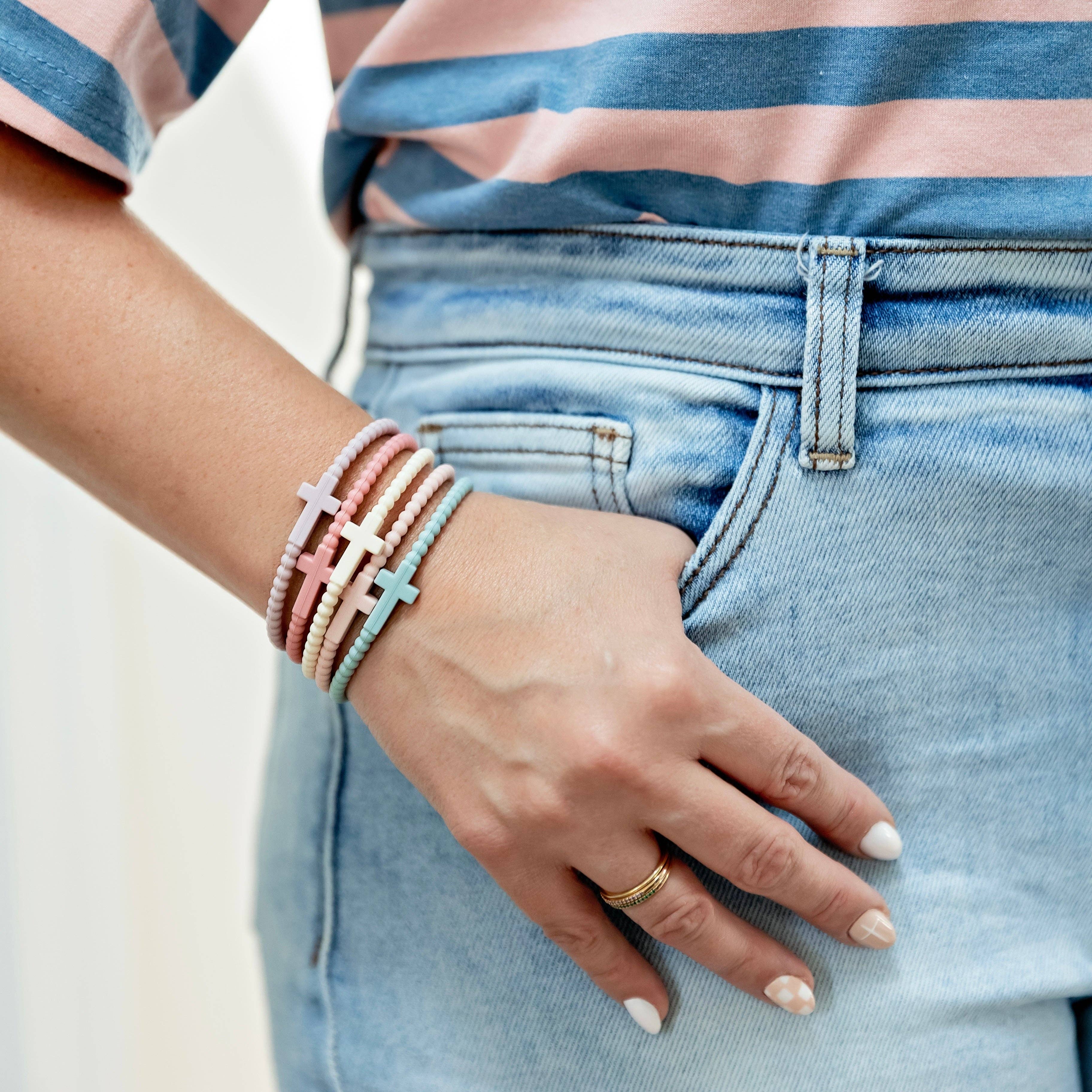 Jesus Bracelets - 5 Packs: Flicker, Medium