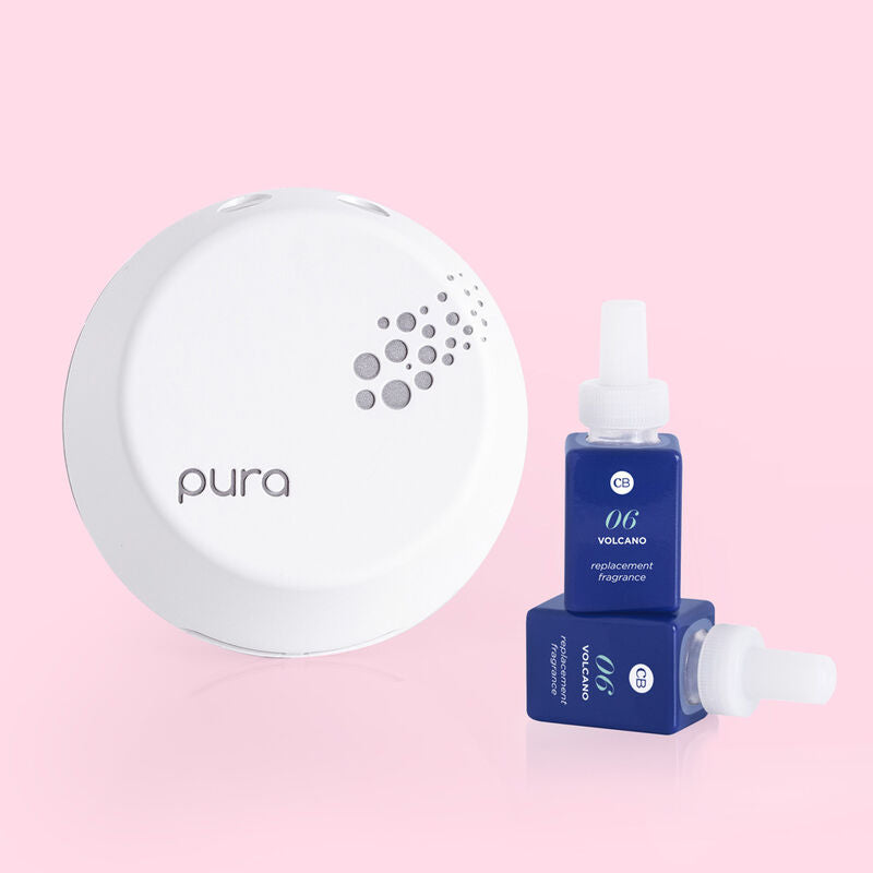 Capri BLUE Pura Smart Home Diffuser Kit, Volcano