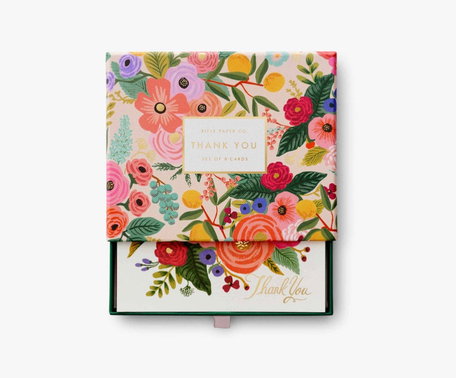 Garden Party Thank You Keepsake Card Box