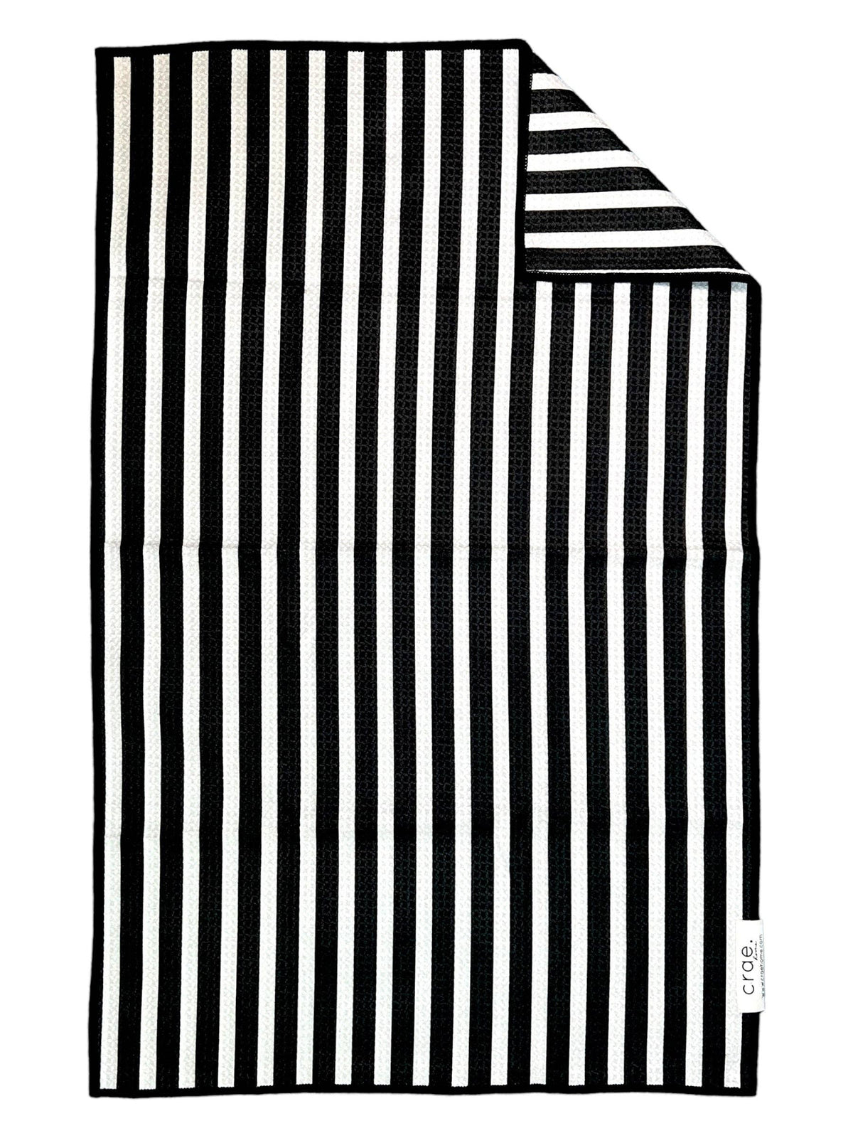 Crae Black Licorice: Double-Sided Hand Towel