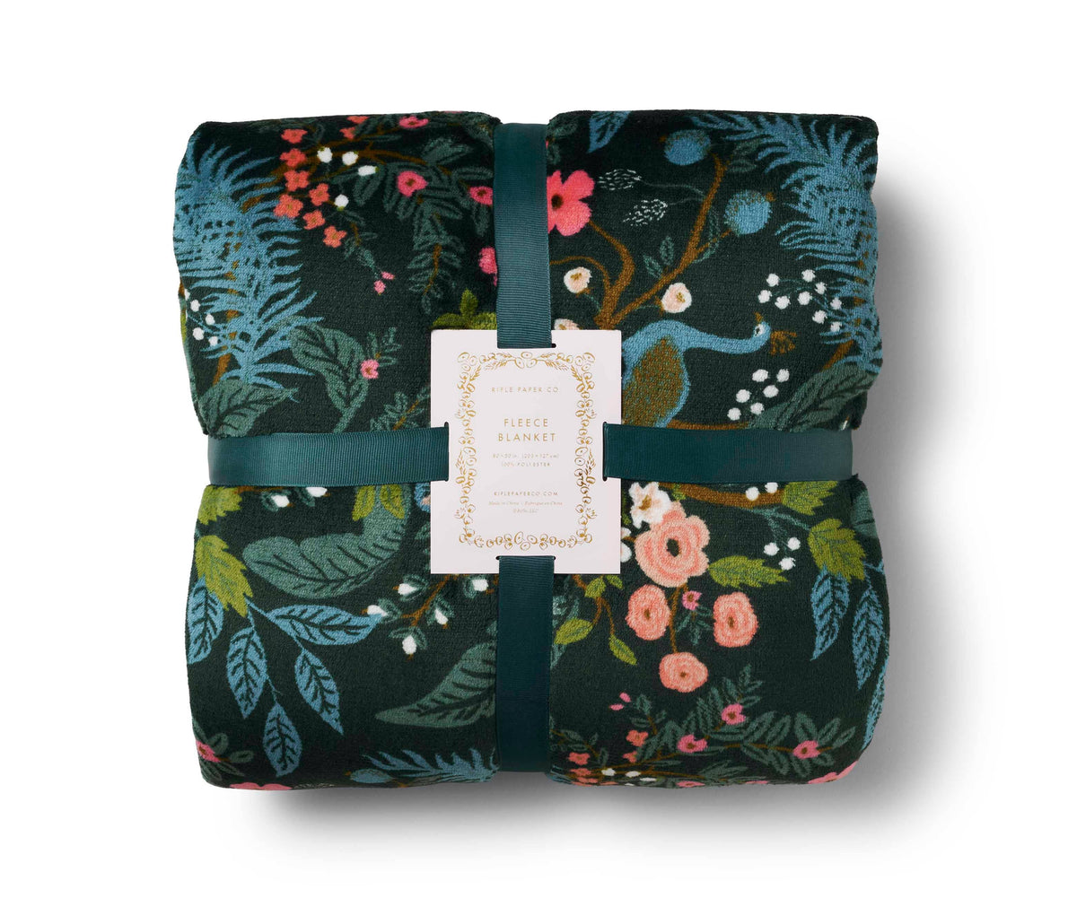 Peacock Fleece Blanket