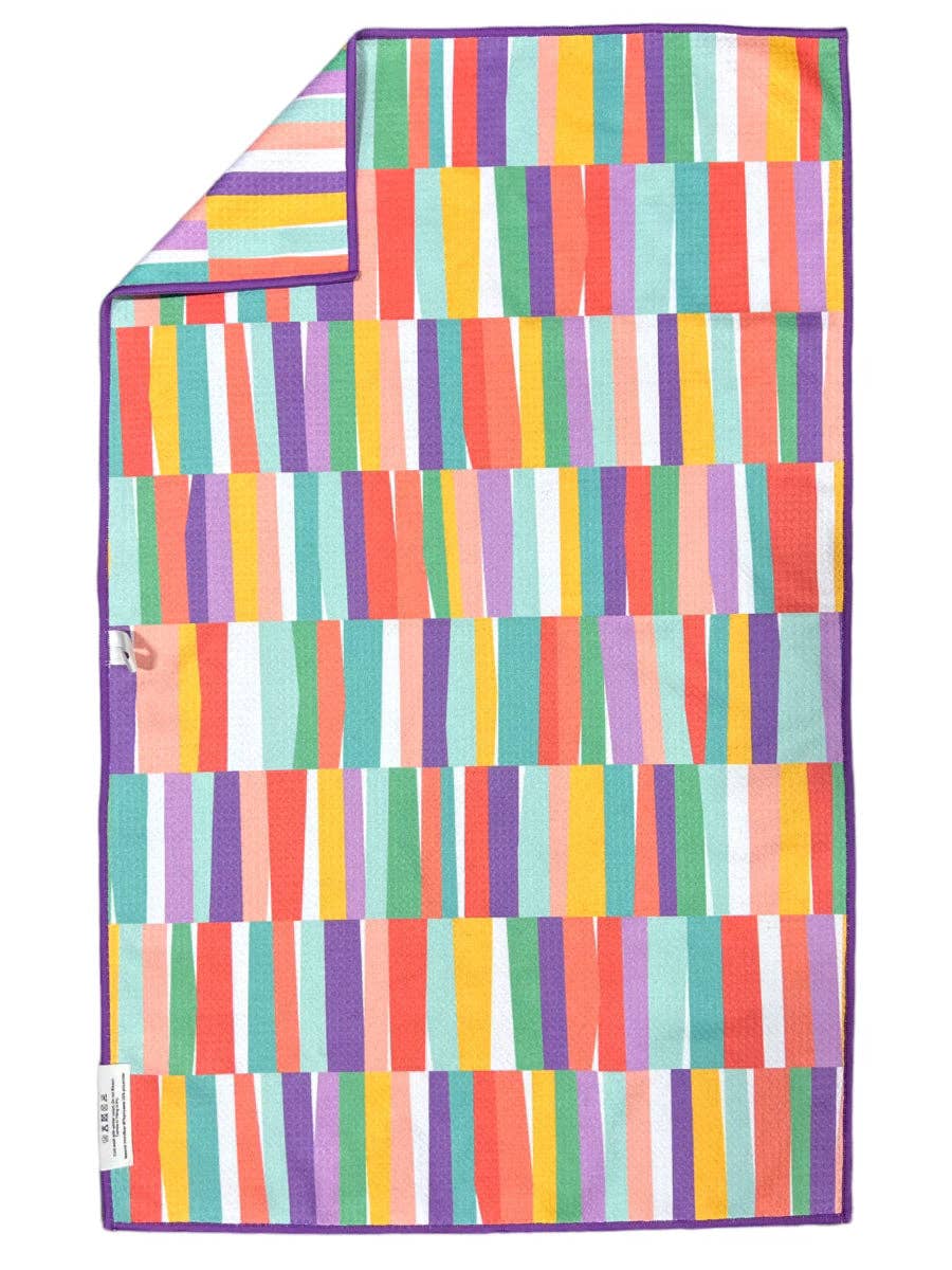 Color Stack: Double-Sided Hand Towel: Multi, 17x27 in, Hand Towel