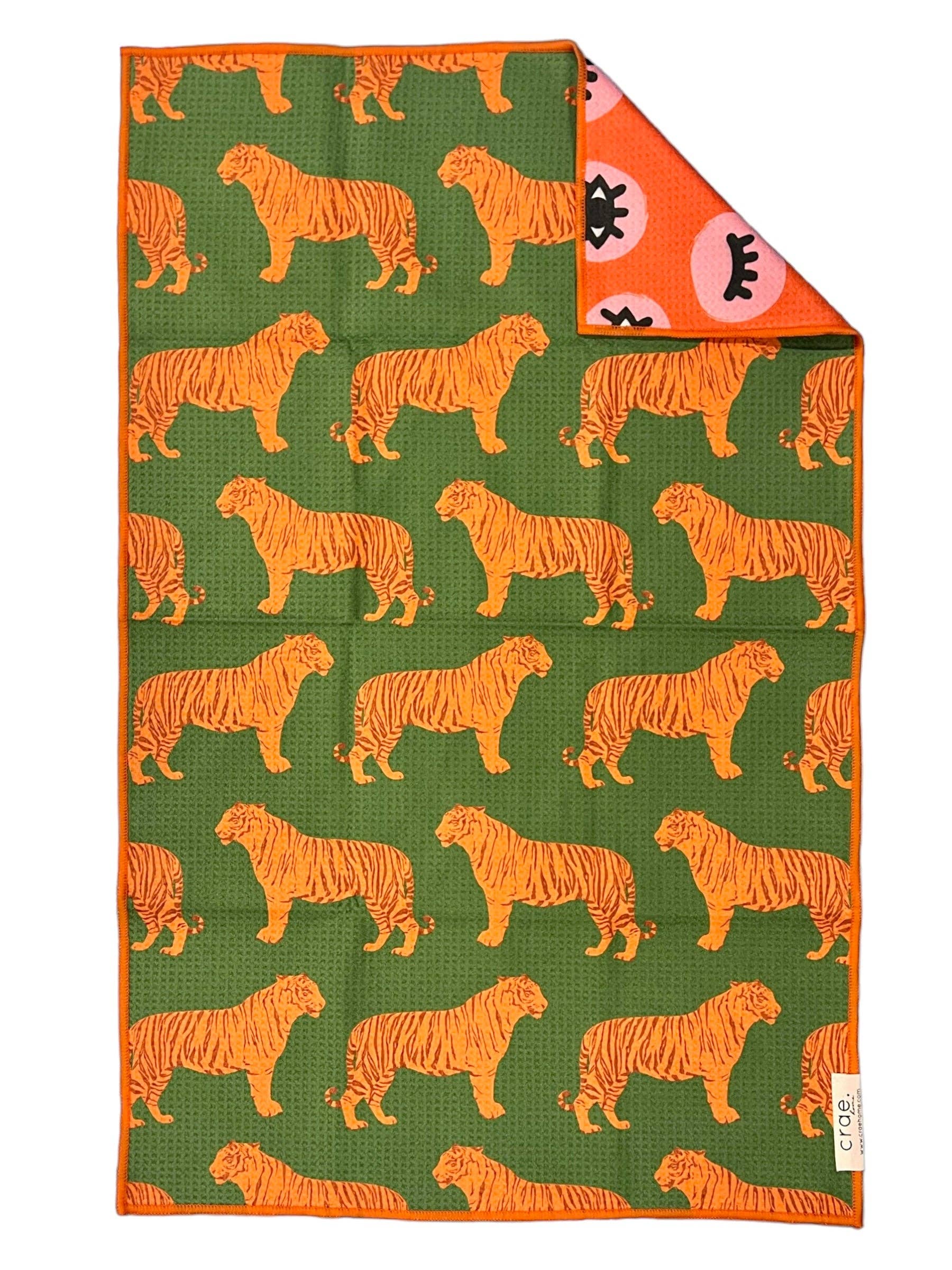 Crae Eye of the Tiger: Reversible Hand Towel