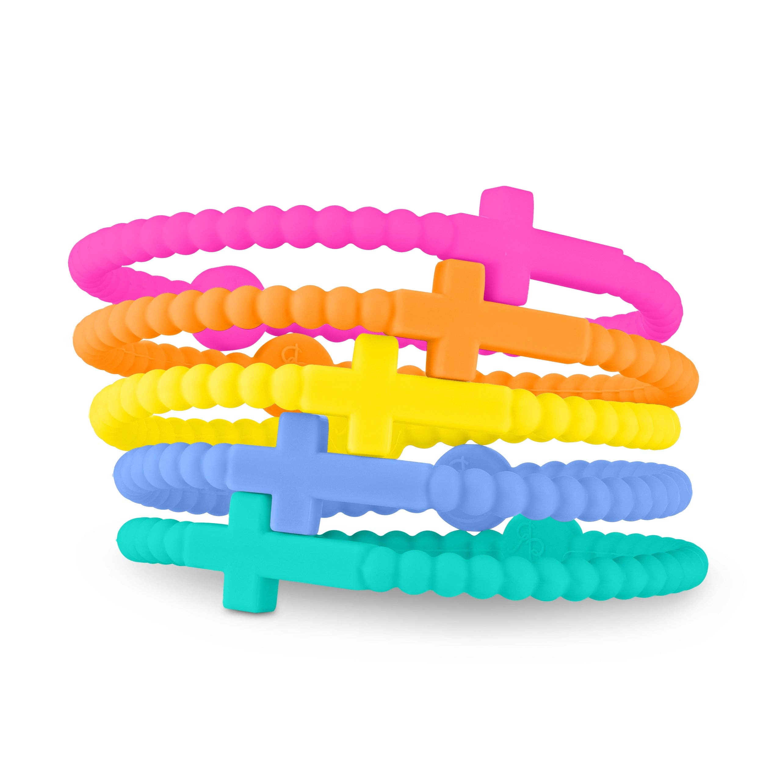 Jesus Bracelets - 5 Pack: Neon, Small