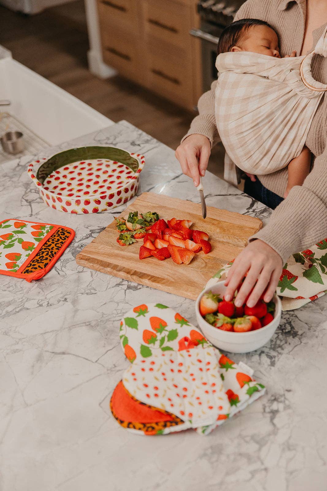 Berries and Cherries Pot Pad