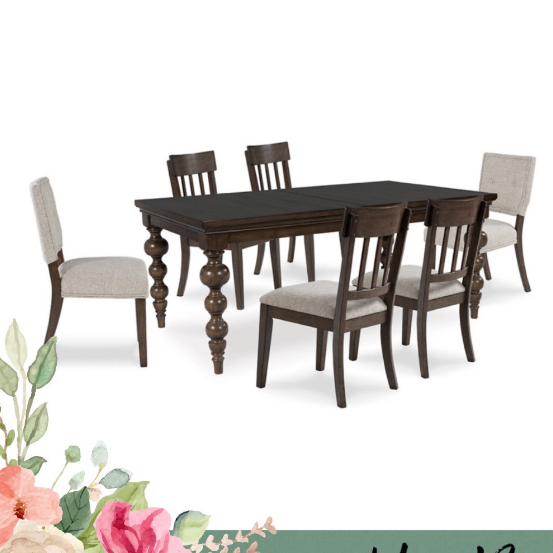Veramond Table and 6 Chairs