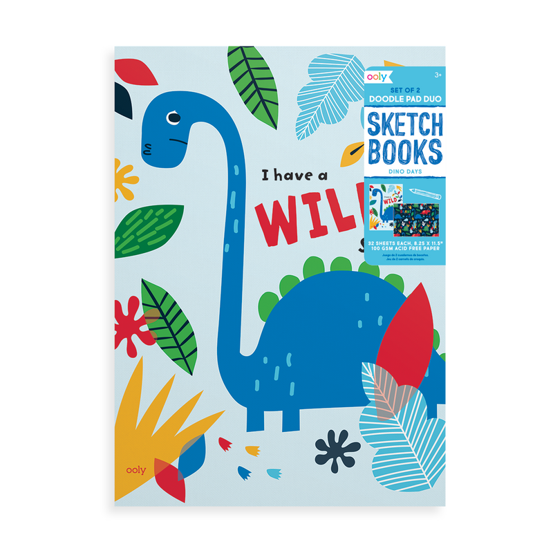 Dino Days Sketch Pad Duo