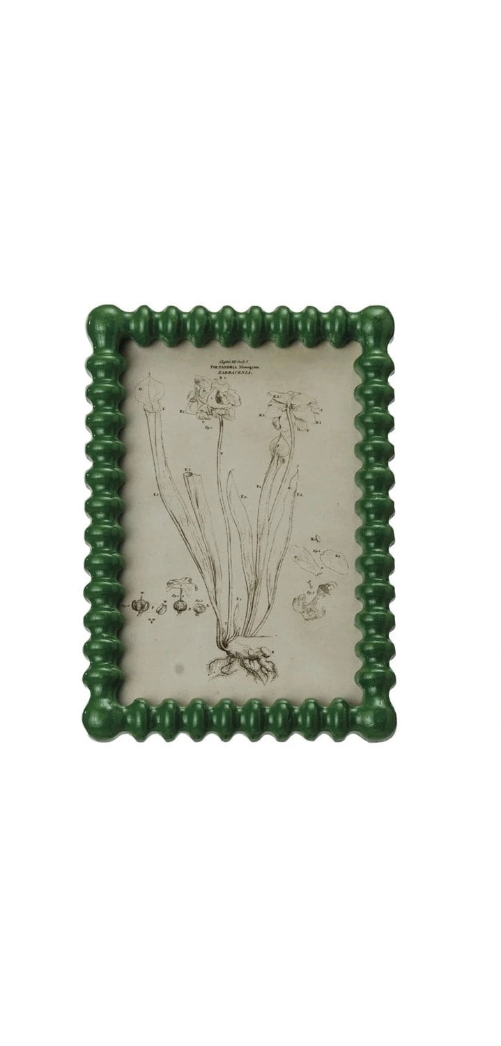 Green Wood Picture Frame