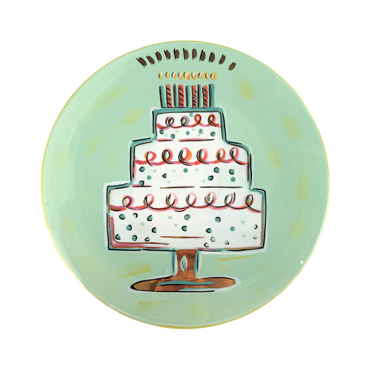 Candles and Confetti Cake Stand