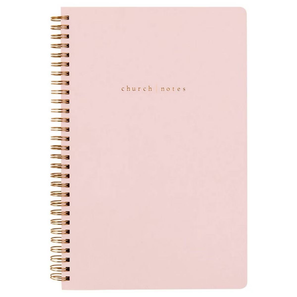 Church Notes Notebook - Blush Pink