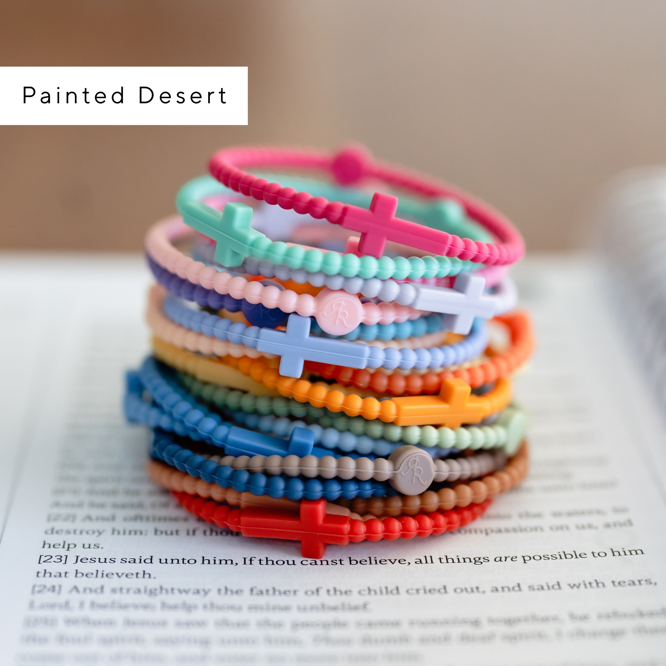 Jesus Bracelets - Painted Desert (25 Pack)- Small