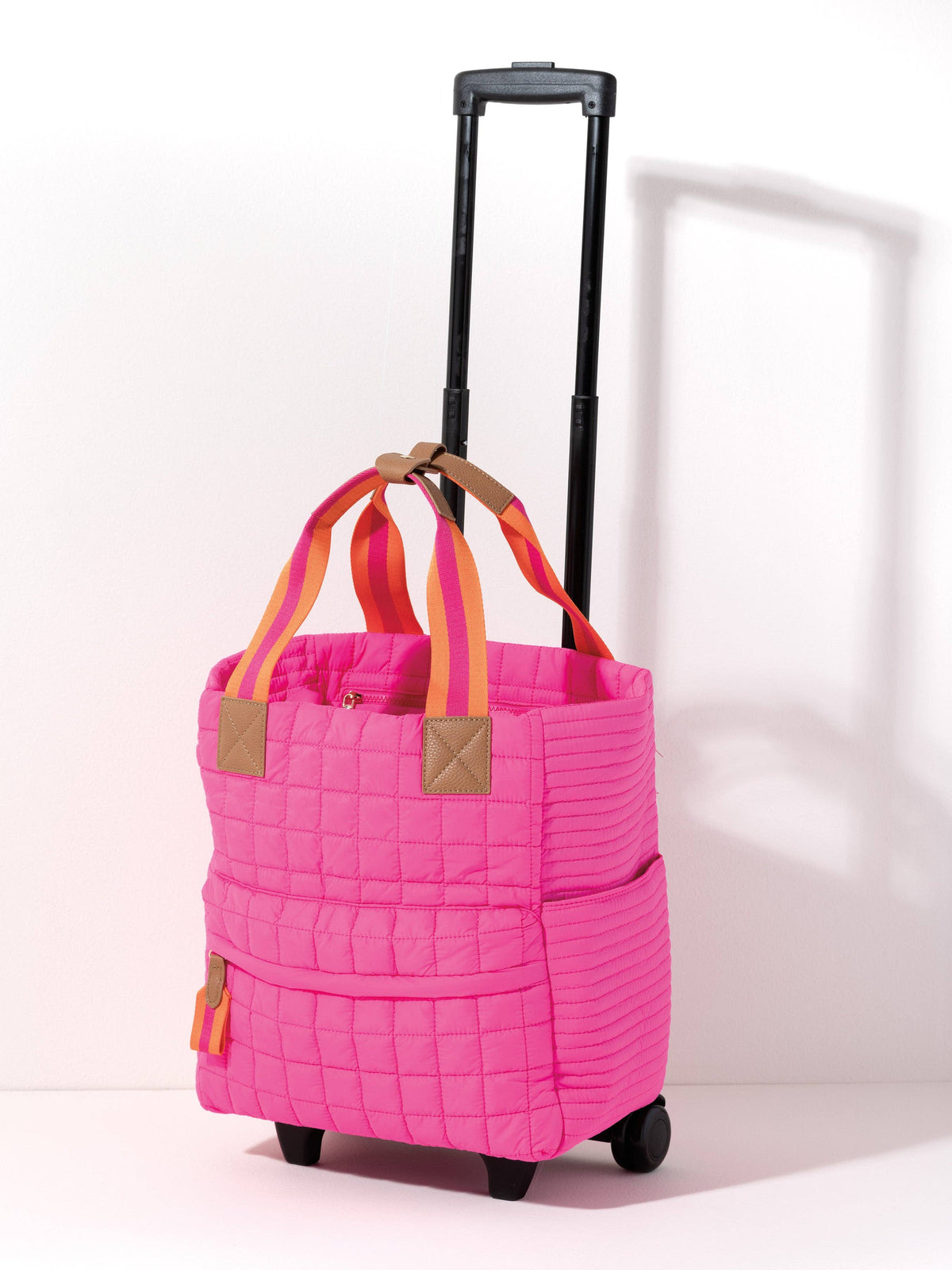 EZRA ROLLER TOTE: MAGENTA