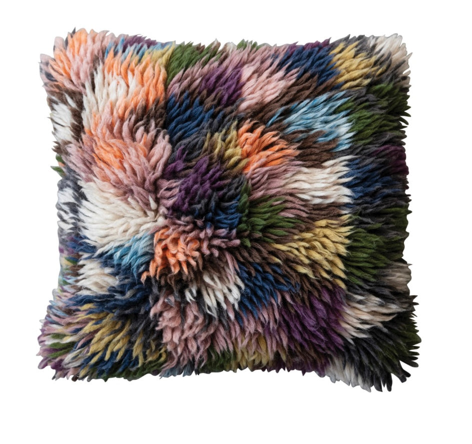 New Zealand Wool Shag Pillow